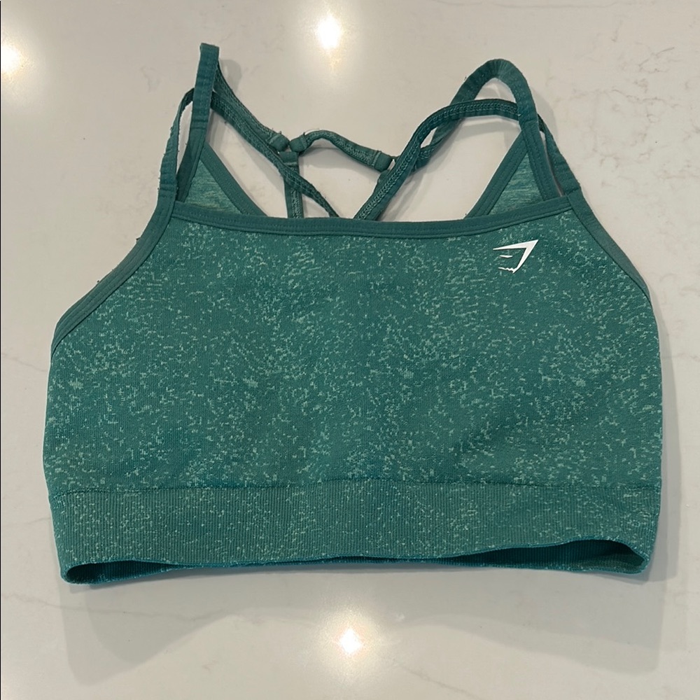 Women's Green Sports Bra